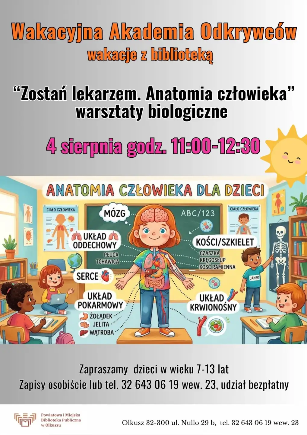 ANATOMIA CZŁOWIEKA - WARSZTAT BIOLOGICZNY