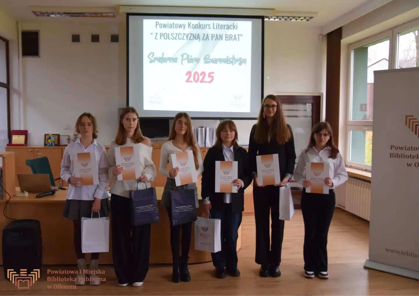 UROCZYSTE WRĘCZENIE NAGRÓD W IV EDYCJI POWIATOWEGO KONKURSU LITERACKIEGO ,,Z POLSZCZYZNĄ ZA PAN BRAT