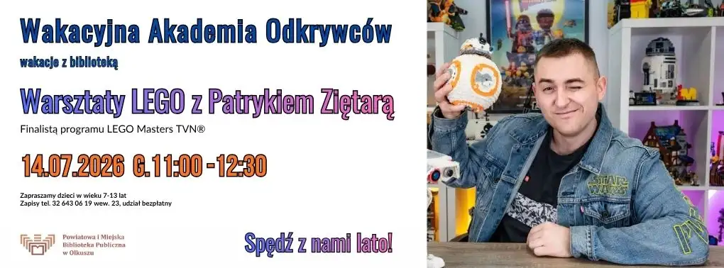 WARSZTAT LEGO Z FINALISTĄ LEGO MASTERS TVN ®