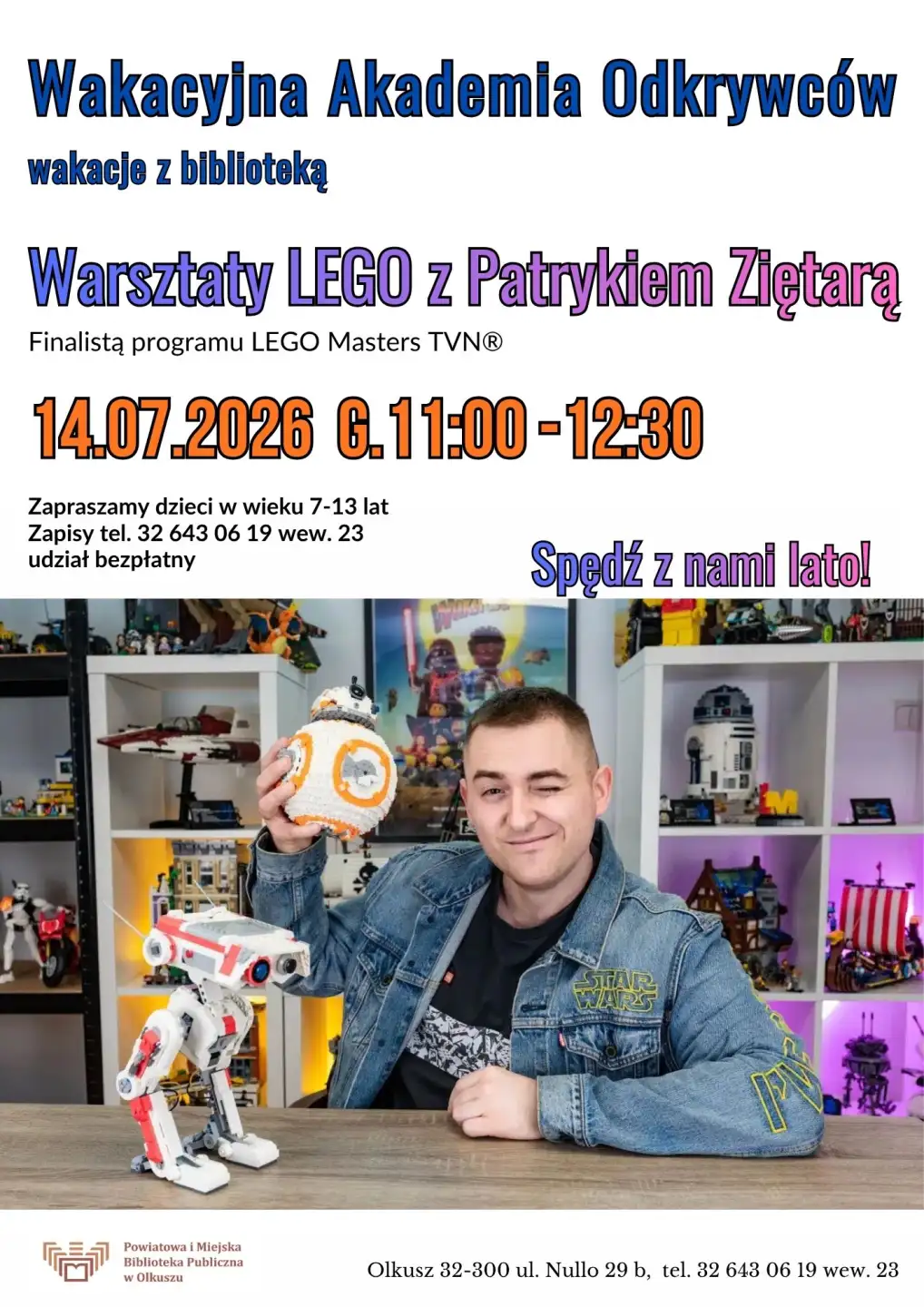 WARSZTAT LEGO Z FINALISTĄ LEGO MASTERS TVN ®