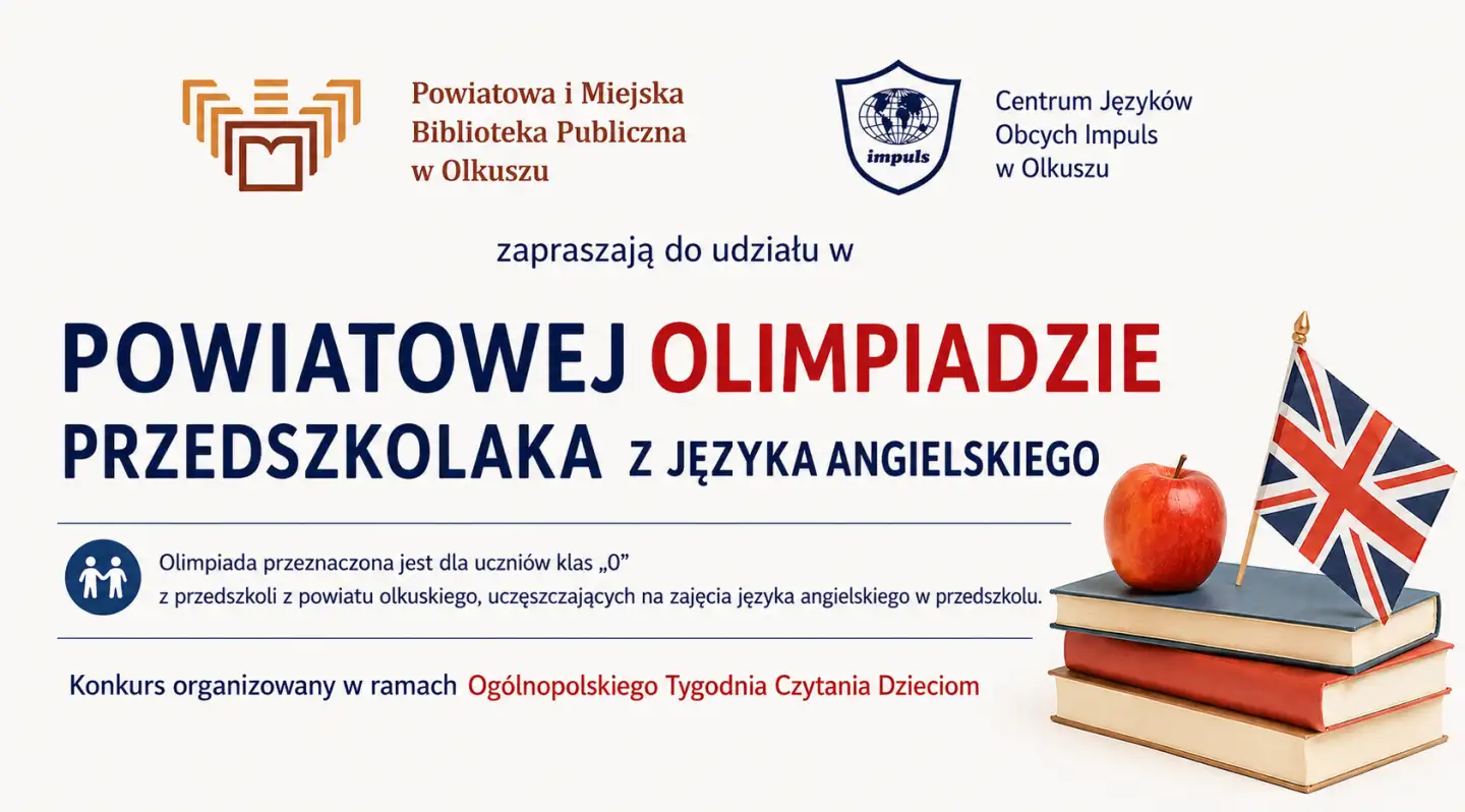 POWIATOWA OLIMPIADA PRZEDSZKOLAKA Z JĘZYKA ANGIELSKIEGO