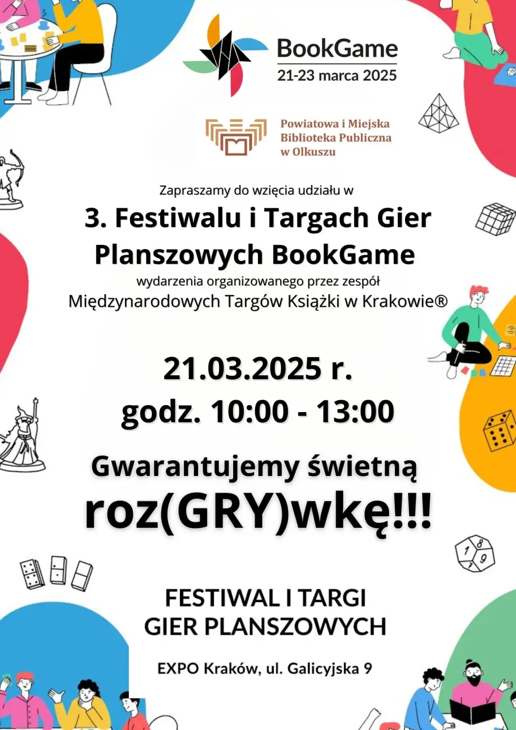 FESTIWAL I TARGI GIER PLANSZOWYCH BOOKGAMES 2025